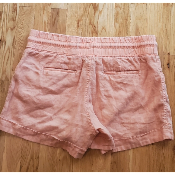 Athleta Cabo Linen 4" Shortie Size 14 Adobe Peach - Picture 10 of 12